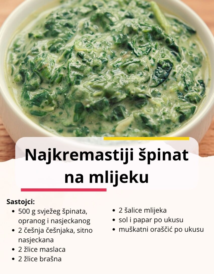 kako-pripremiti-najbolji-i-najkremastiji-spinat-na-mlijeku?-imamo-recept!